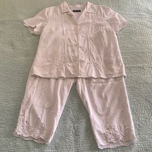 Vintage White Linen Set